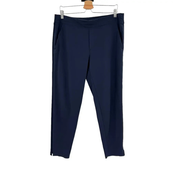 Athleta Brooklyn Mid Rise Ankle Pant Navy Blue Size 12 - Picture 2 of 13